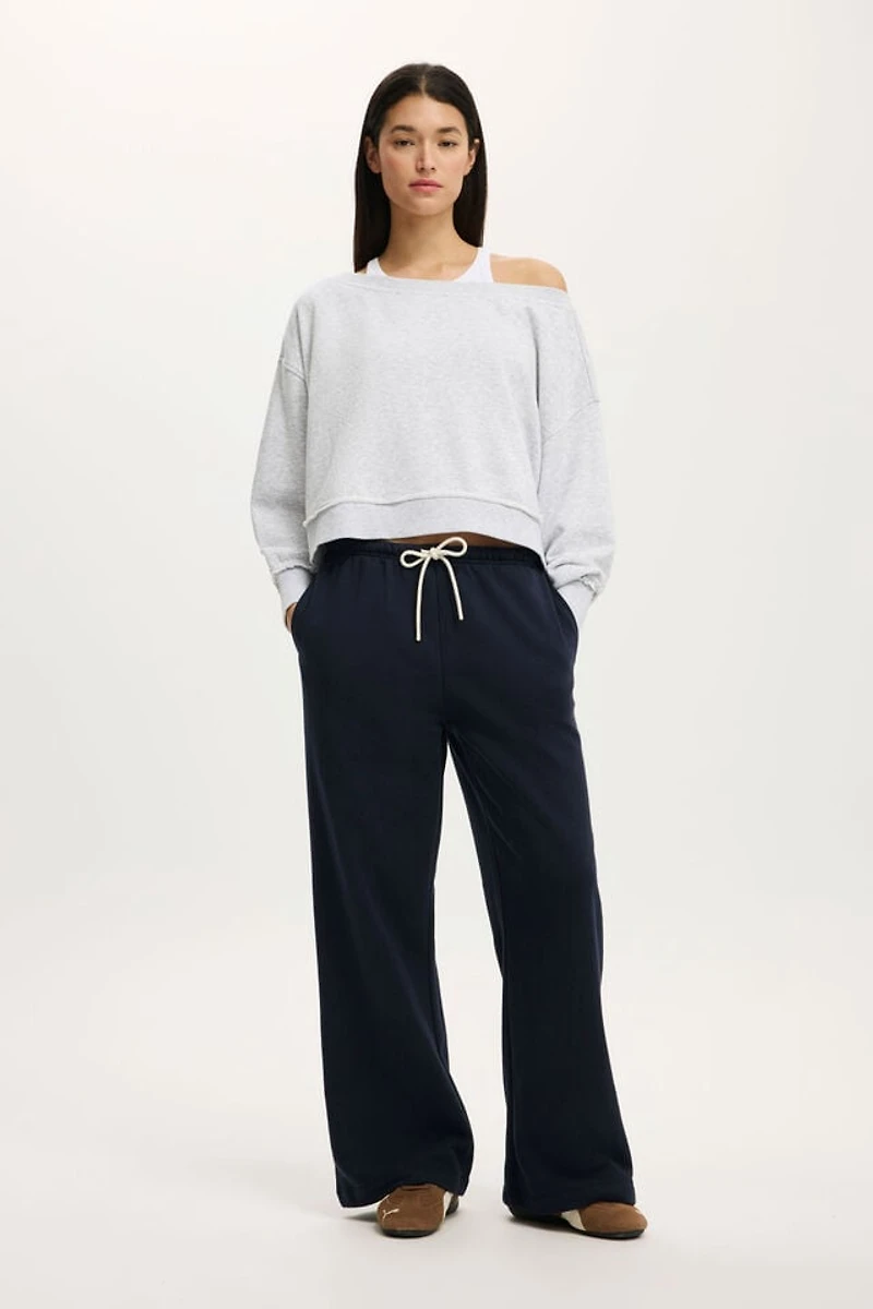 Off Shoulder Sweatshirt