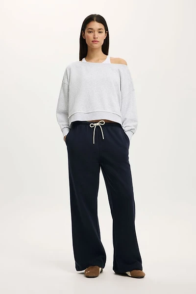 Off Shoulder Sweatshirt