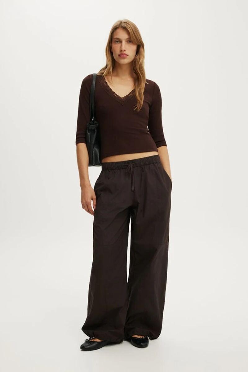Eva Lace 3/4 Top