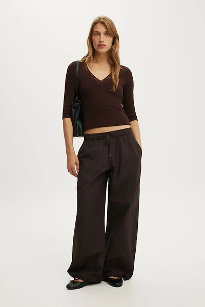 Eva Lace 3/4 Top