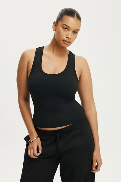 Hold Me Scoop Neck Racerback Tank