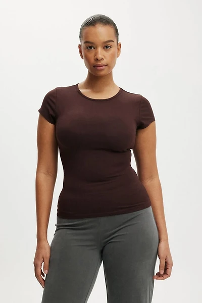 Longline Crew Short Sleeve Tee