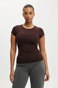 Longline Crew Short Sleeve Tee