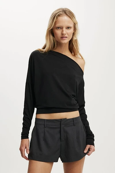 Peyton Off Shoulder Long Sleeve
