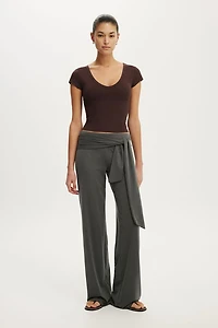 Hold Me V Neck Short Sleeve