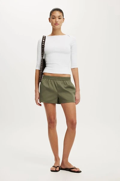 Nyla Woven Sport Short