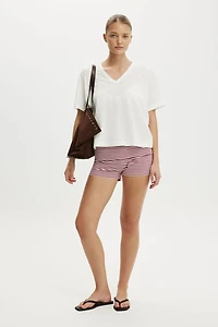 Hallie Foldover Micro Short