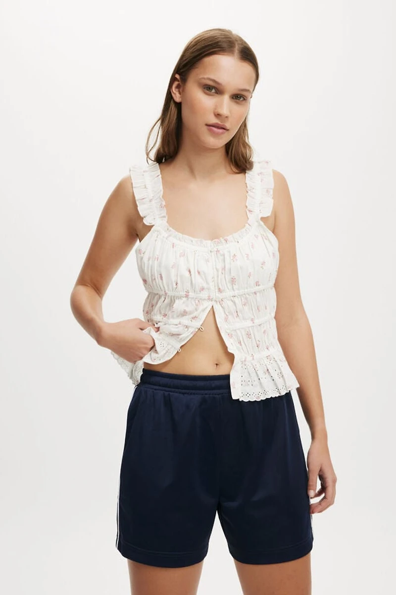 Retro Sporty Long Short