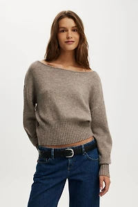 Softest Luxe Off Shoulder Knit