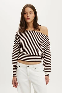 Everfine Ls Batwing Knit
