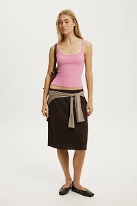 Goldie Rib Scoop Cami