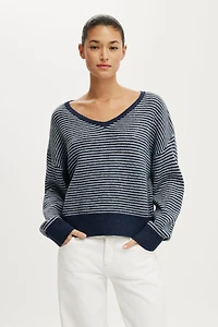 Softest Luxe  Slouchy V Knit