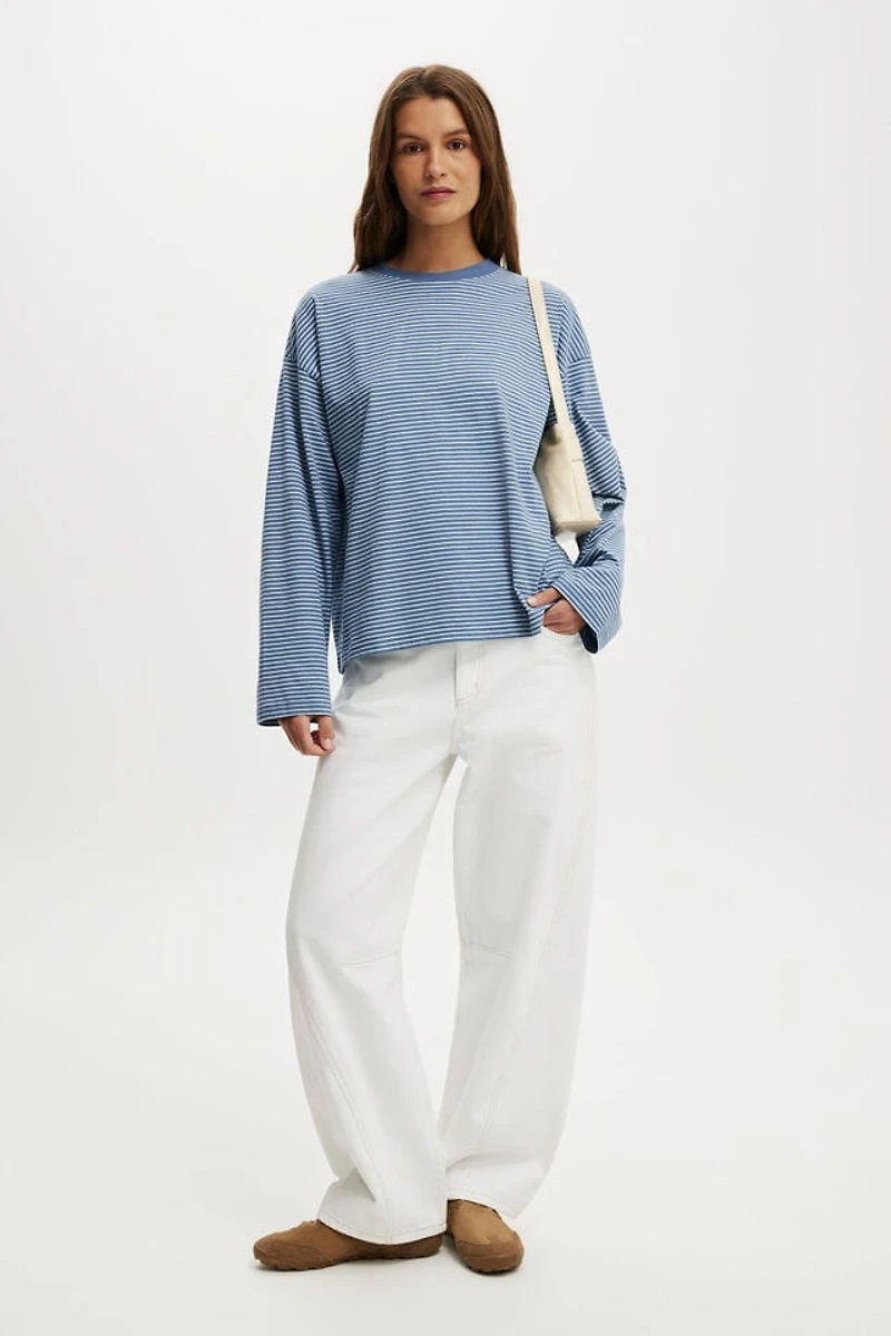 Boxy Long Sleeve Top