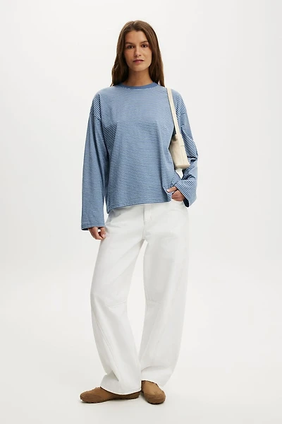 Boxy Long Sleeve Top