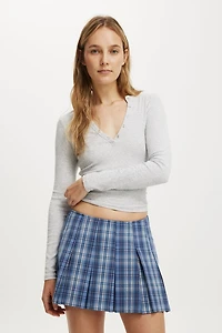 Mae Pleated Mini Skirt