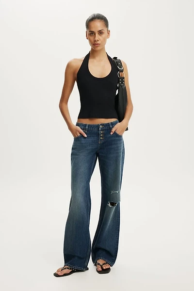 Low Rise Straight Jean