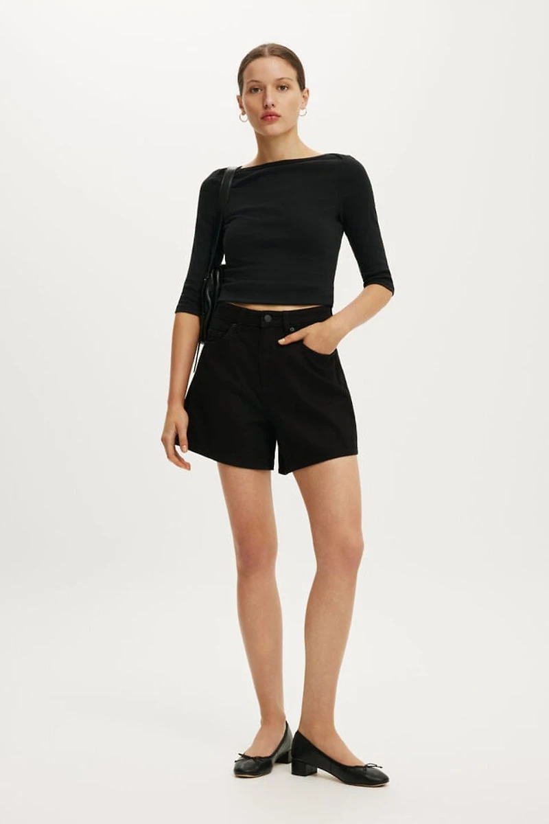High 90 S Denim Short