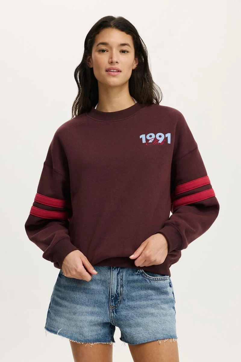 Graphic Crew Sweatshirt
