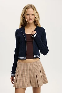 Everfine Double Zip Up Hoodie