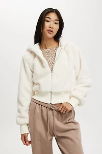 Teddy Hooded Jacket