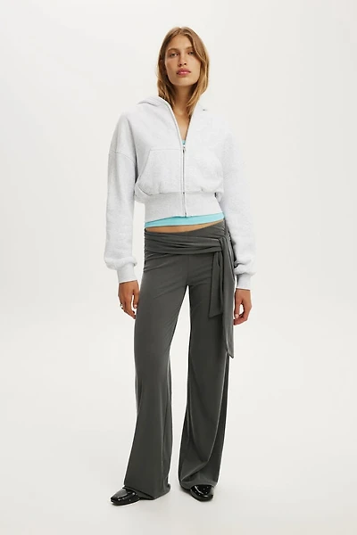 Oversized Zip Through Hoodie