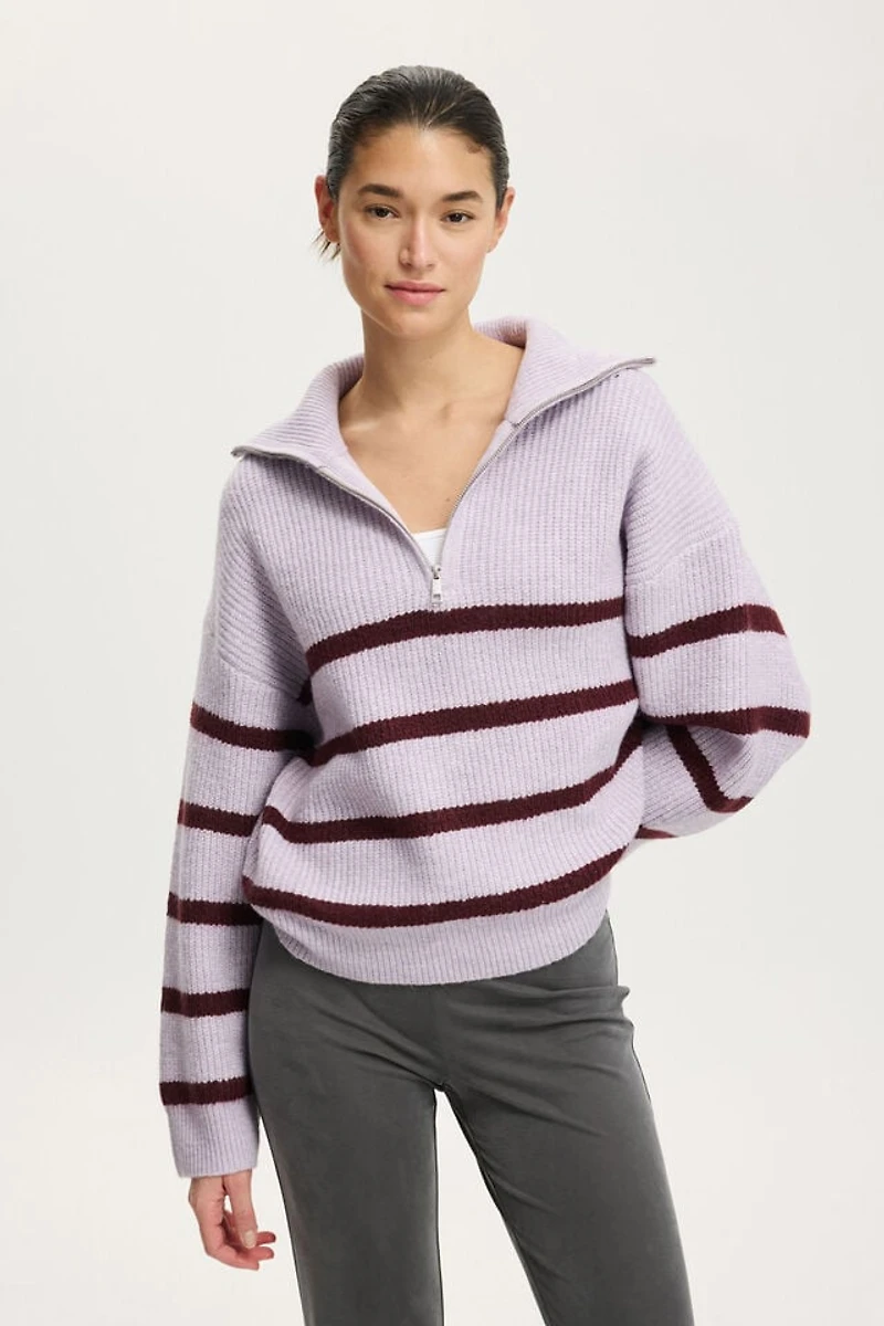 Luxe Half Zip Pullover