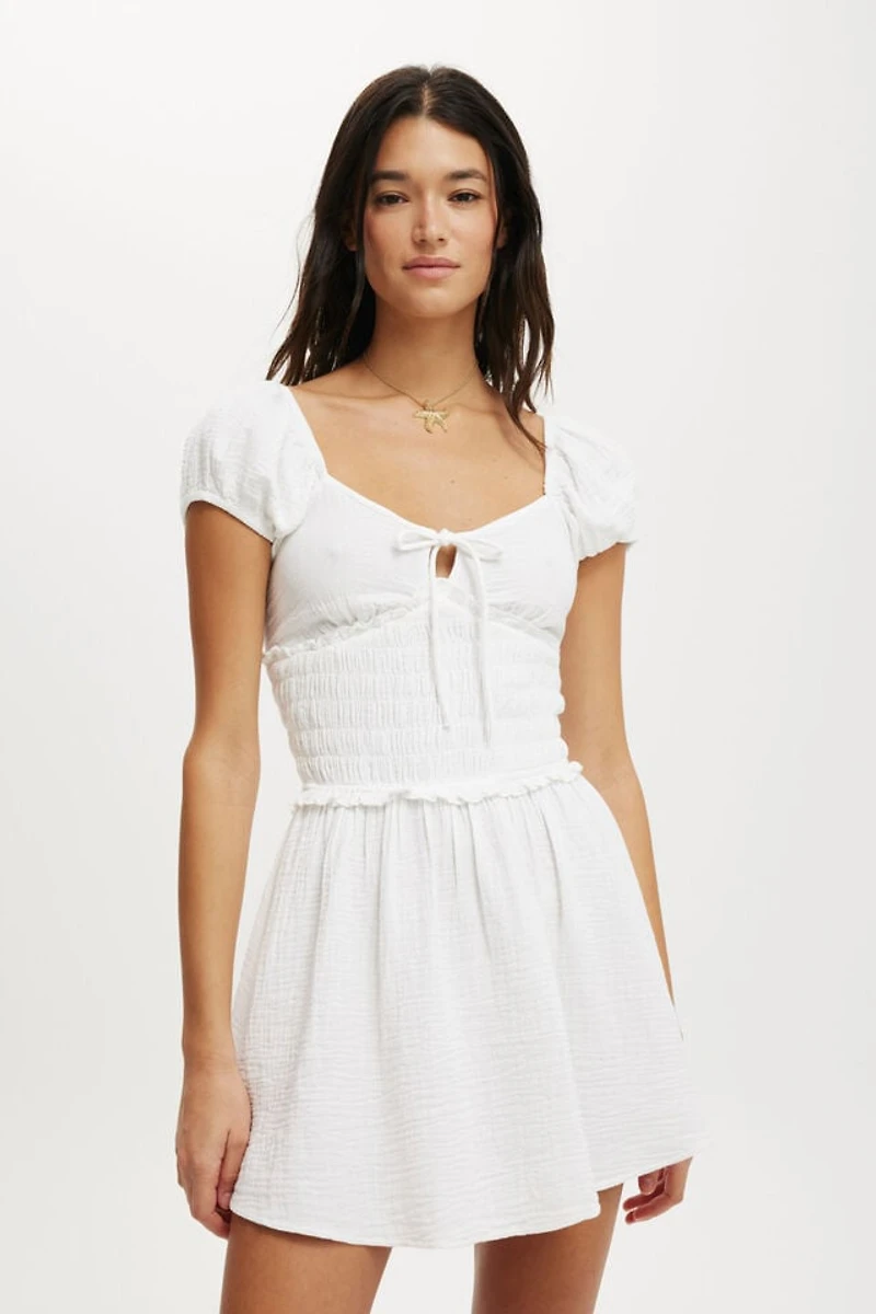 Charlie Open Back Mini Sundress