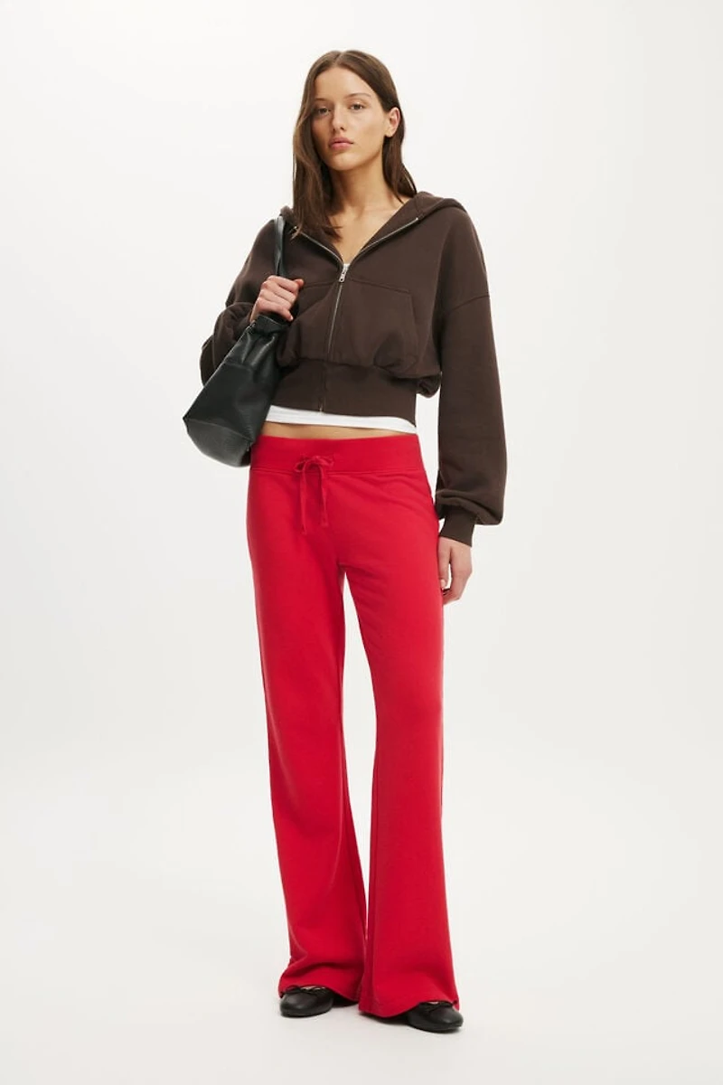 Low Rise Bootleg Sweatpant
