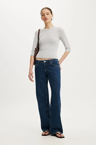 Low Rise Straight Jean
