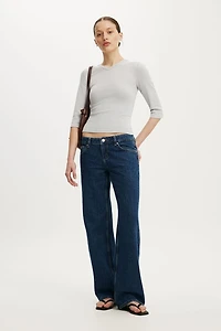Low Rise Straight Jean