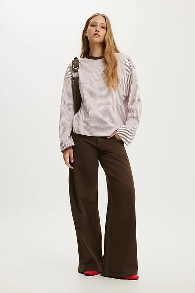 Boxy Long Sleeve Top