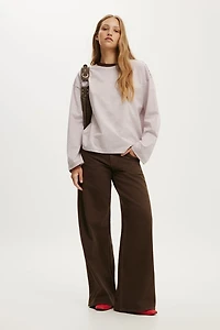 Boxy Long Sleeve Top