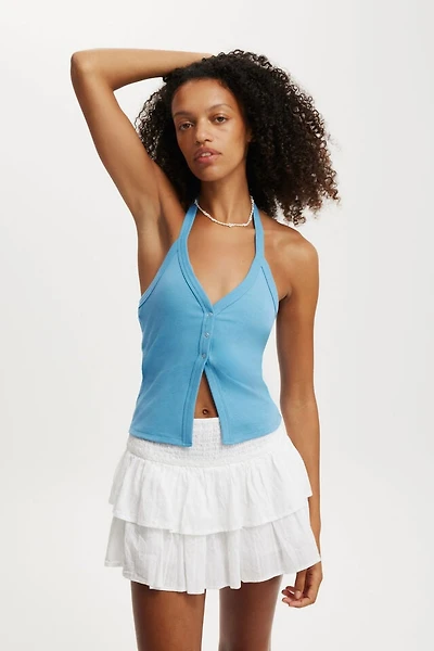 Alexa Button Front Halter