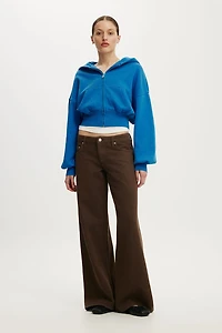 Oversized Zip Through Hoodie