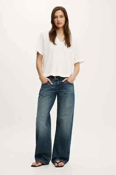 Low Rise Straight Jean