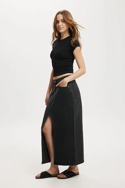 Bailey Denim Maxi Skirt
