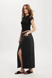 Bailey Denim Maxi Skirt