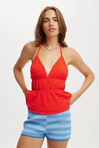 Heidi Tie Front Halter
