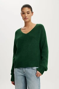 Softest Luxe  Slouchy V Knit