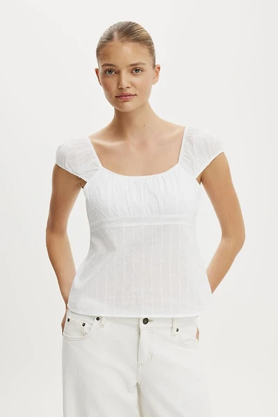 Tie Back Babydoll Top