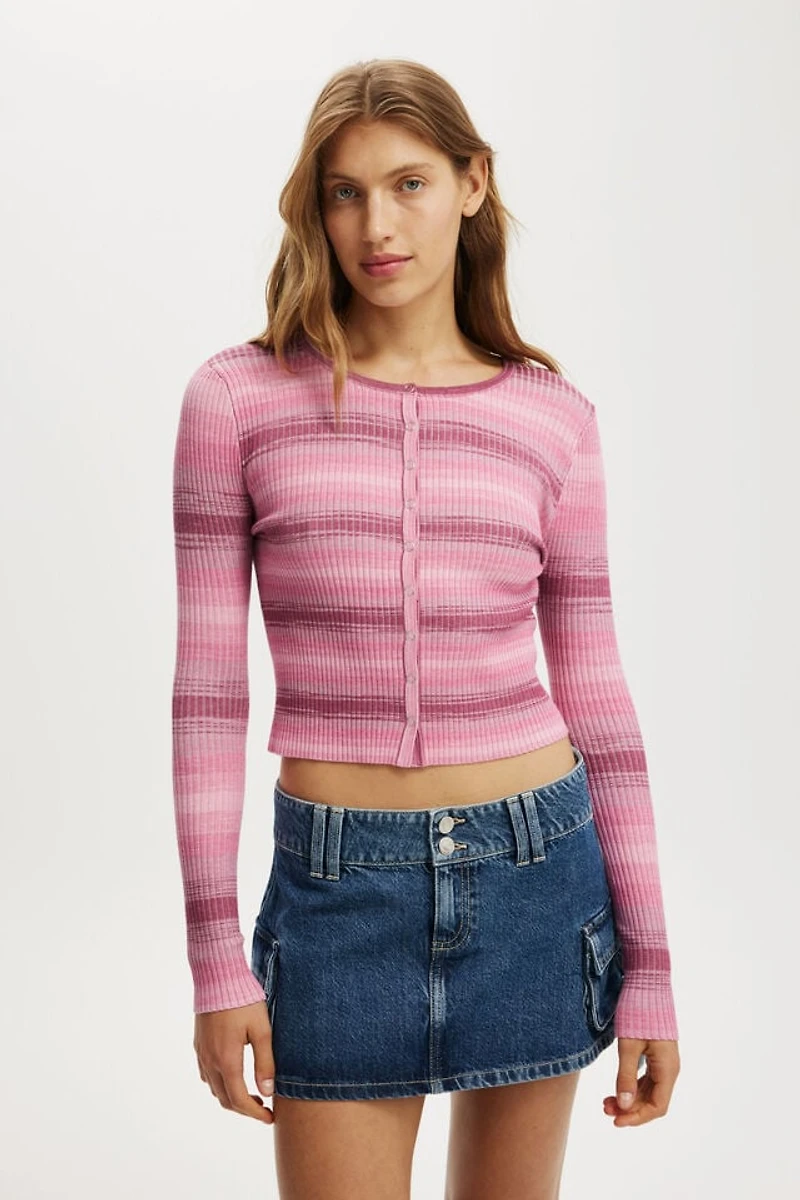 Everfine Rib Knit Cardigan