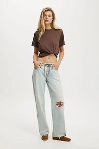 Low Rise Straight Jean