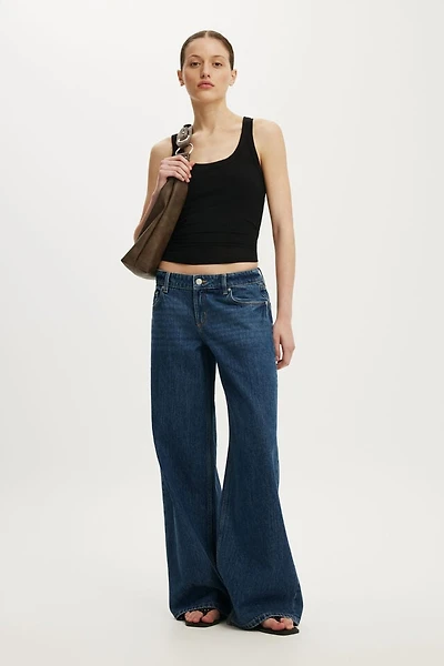 Low Rise Wide Jean
