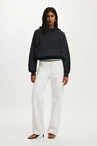 Boxy Fleece Hoodie