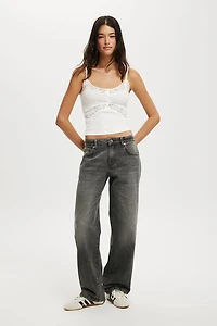 Low Rise Straight Jean