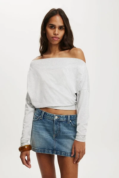 Peyton Off Shoulder Long Sleeve