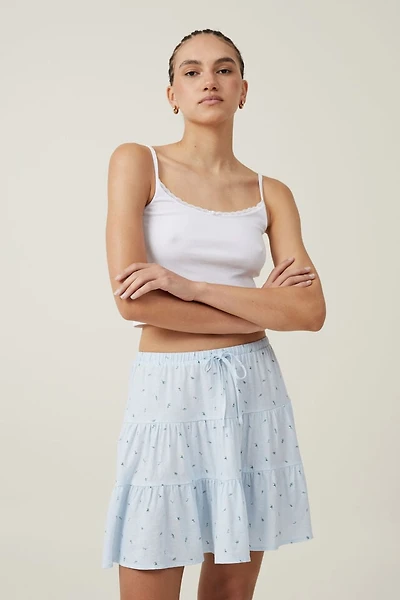 Haven Tiered Mini Skirt