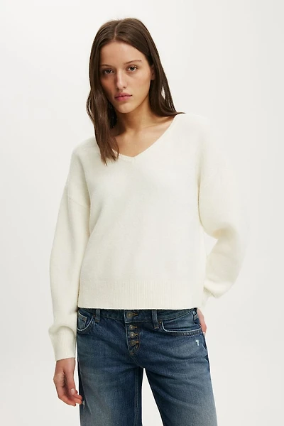 Softest Luxe  Slouchy V Knit