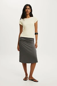 Longline Crew Short Sleeve Tee