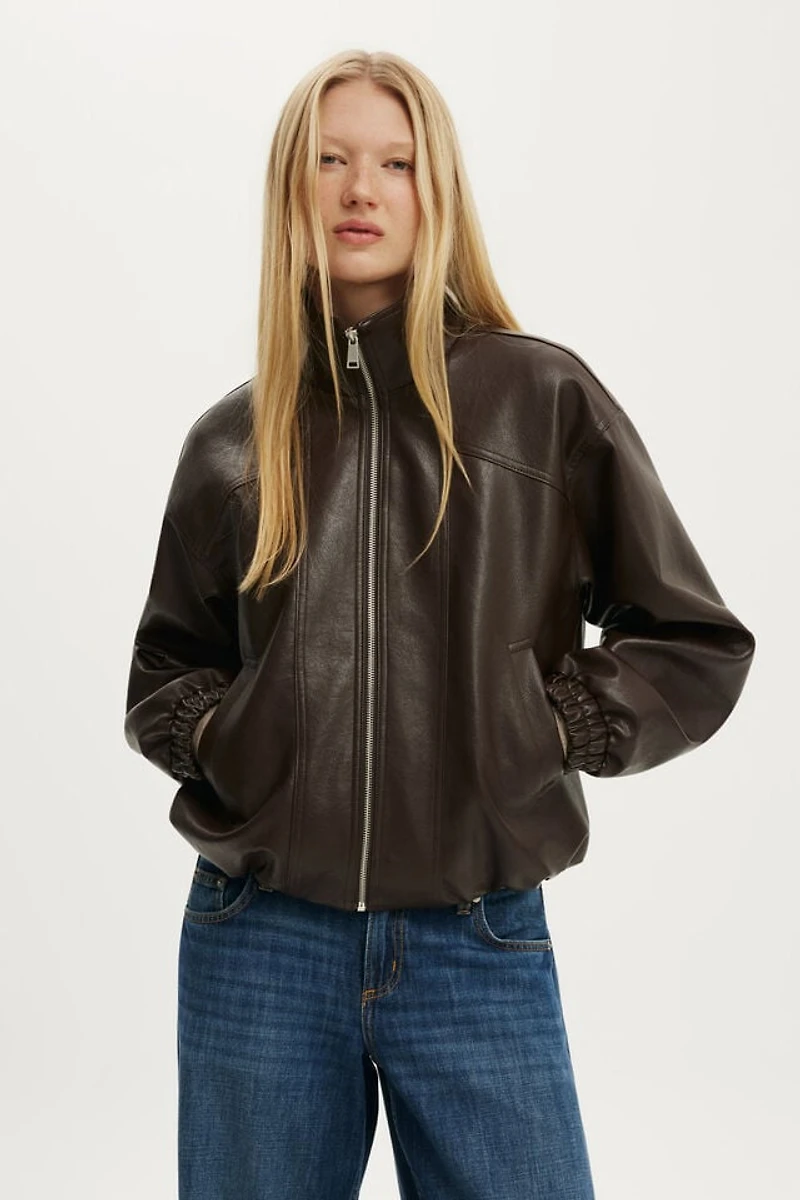 Ada Funnel Neck Bomber